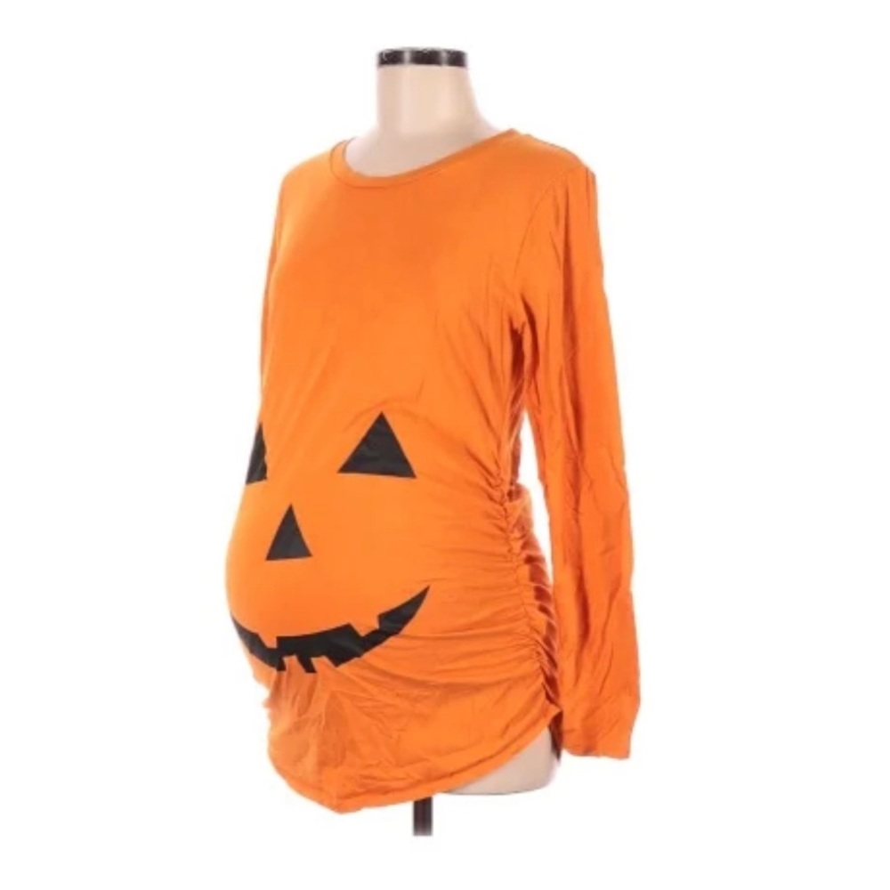 🎃Motherhood Maternity Pumpkin Shirt Size Medium